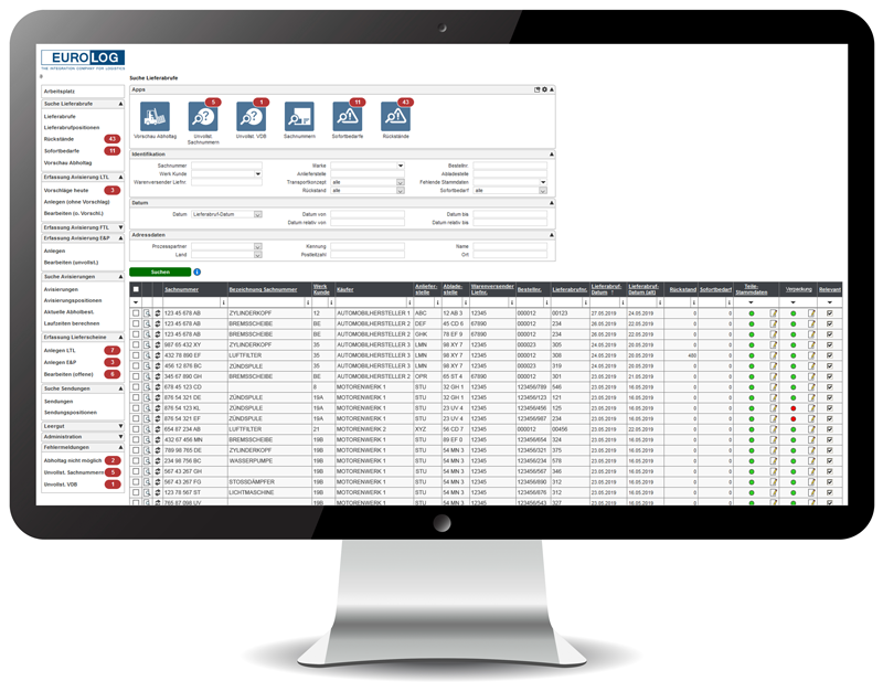 Screen SCM Plattform Screen SCM Plattform